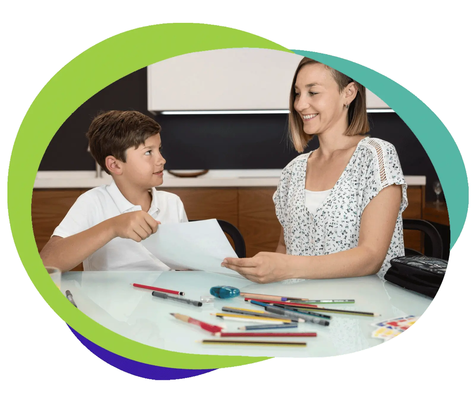 ABA therapist providing one-on-one home-based therapy to a child in Ontario